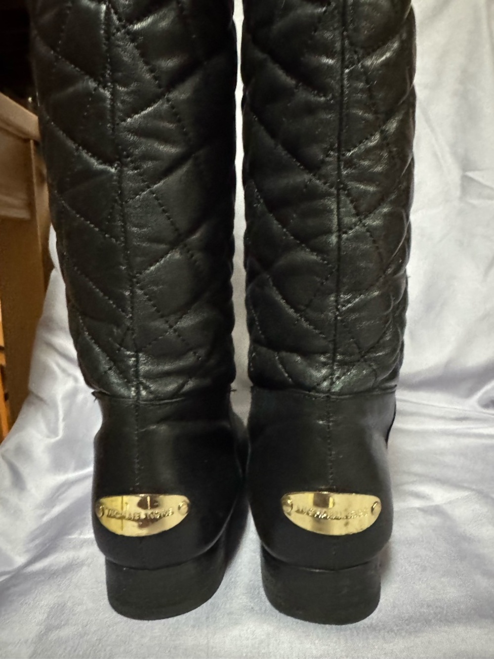 MICHAEL Michael Kors Quilted Black Leather boots, size 5 1/2